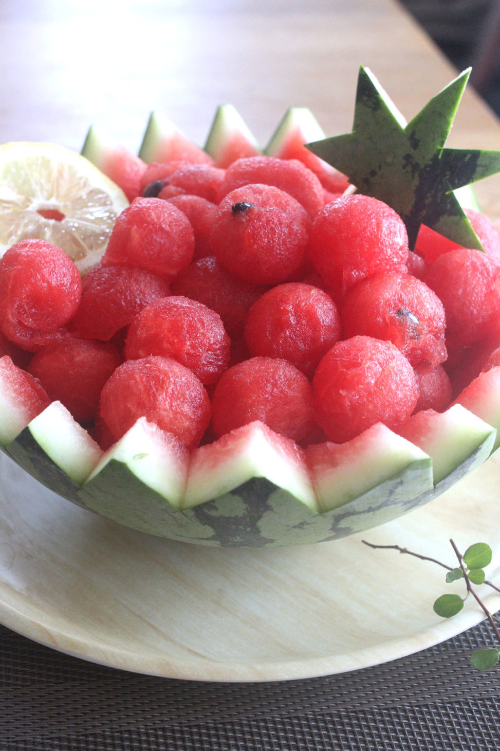 夏の定番　すいか