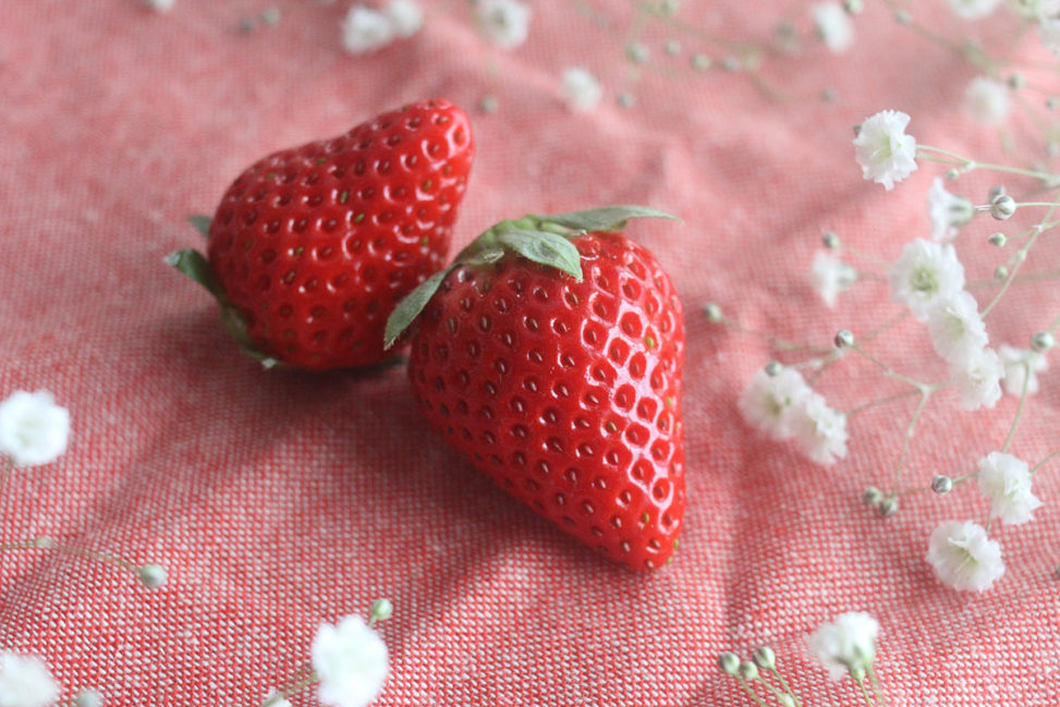 春の気配といちご